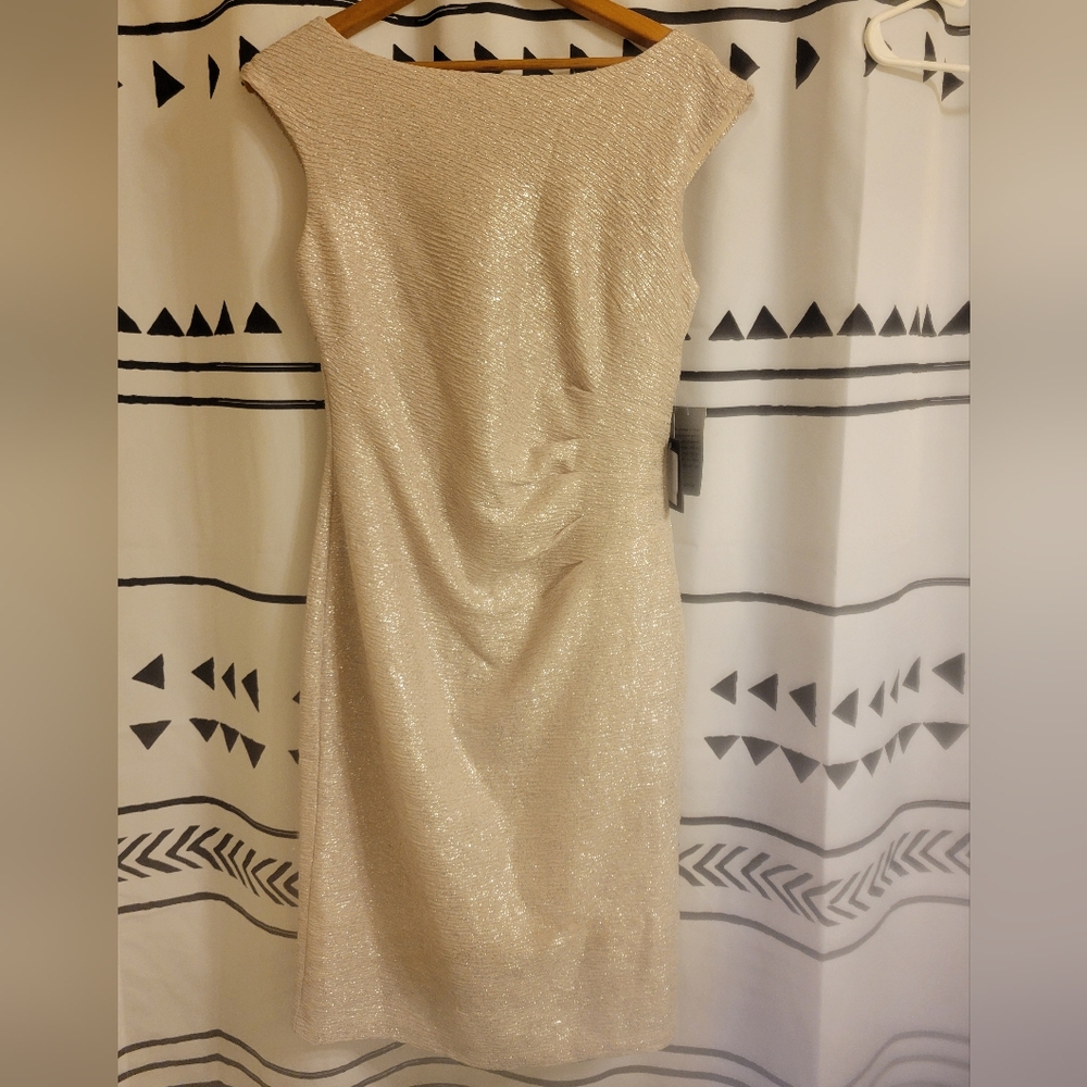 Marina Dress Beige/Silver
